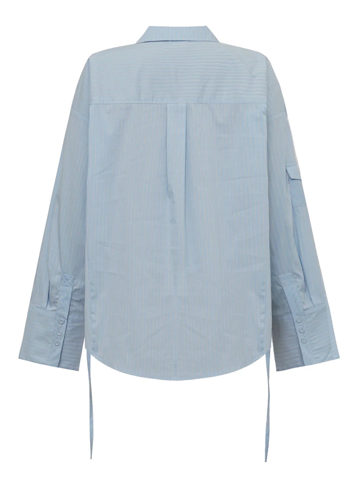 Gossia - Marit skjorte - Light Blue stripes
