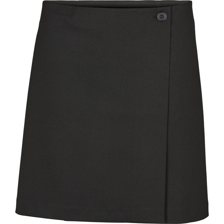 Basic Apparel - Marjo Wrap Nederdel - Black
