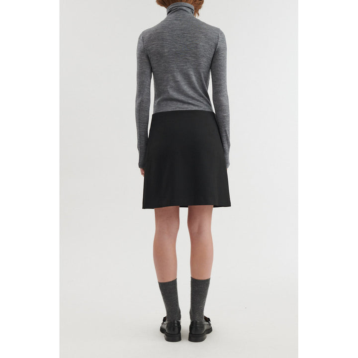 Basic Apparel - Marjo Wrap Nederdel - Black