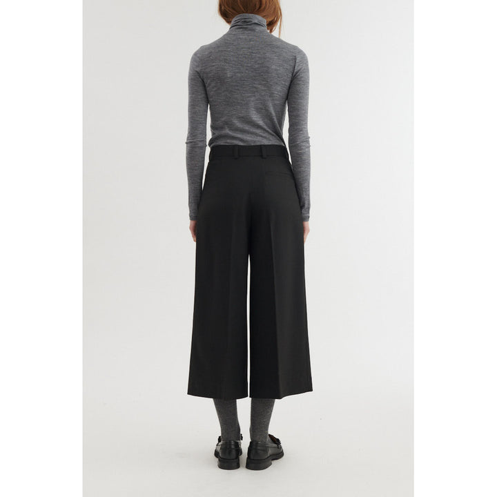 Basic Apparel - Marjo Cropped Bukser - Black