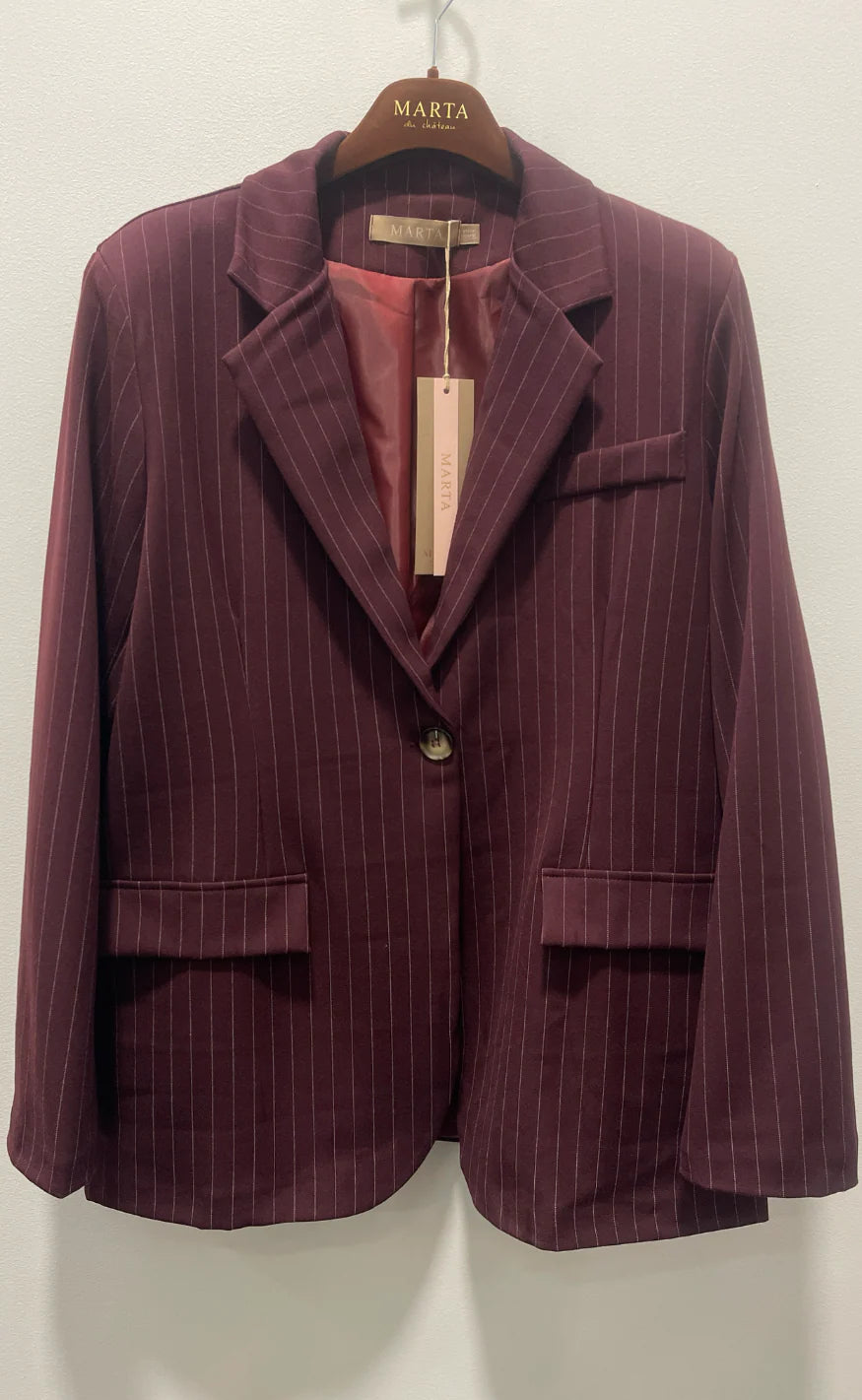 Marta - Damiana Blazer - Bordeaux - Onesize