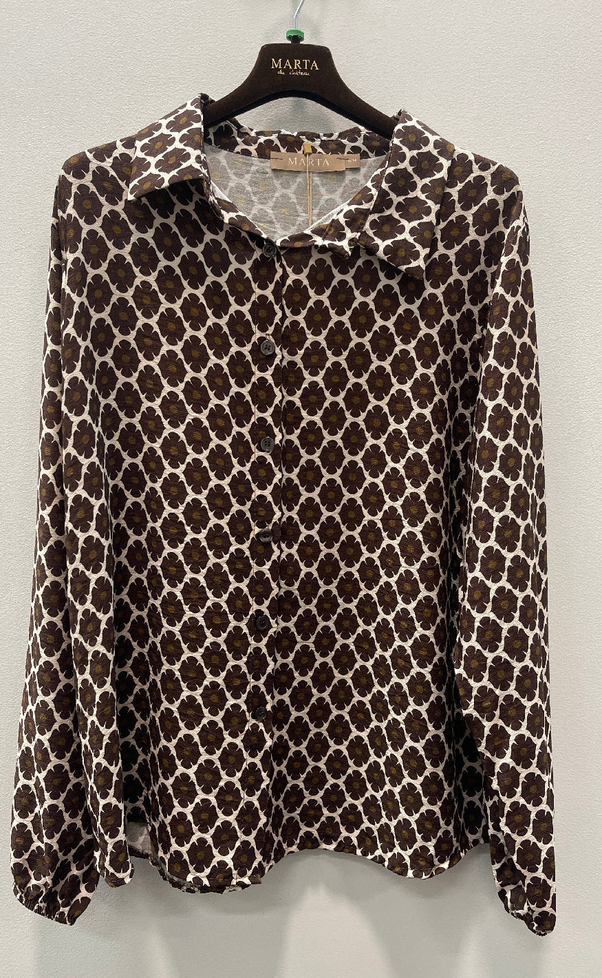 Marta - Antares Blouse - Marrone