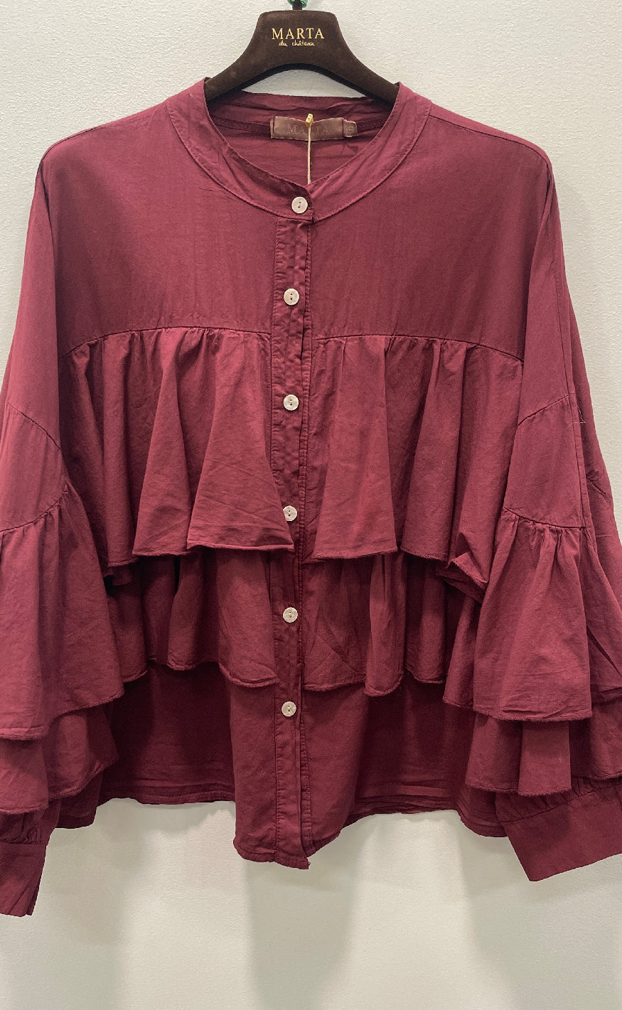 Marta - Debbie Blouse - Bordeaux
