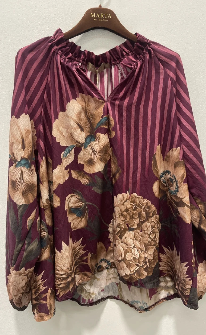 Marta - Octavia blouse - Bordeaux