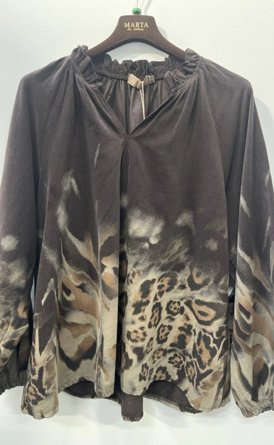 Marta - A blouse - Brown