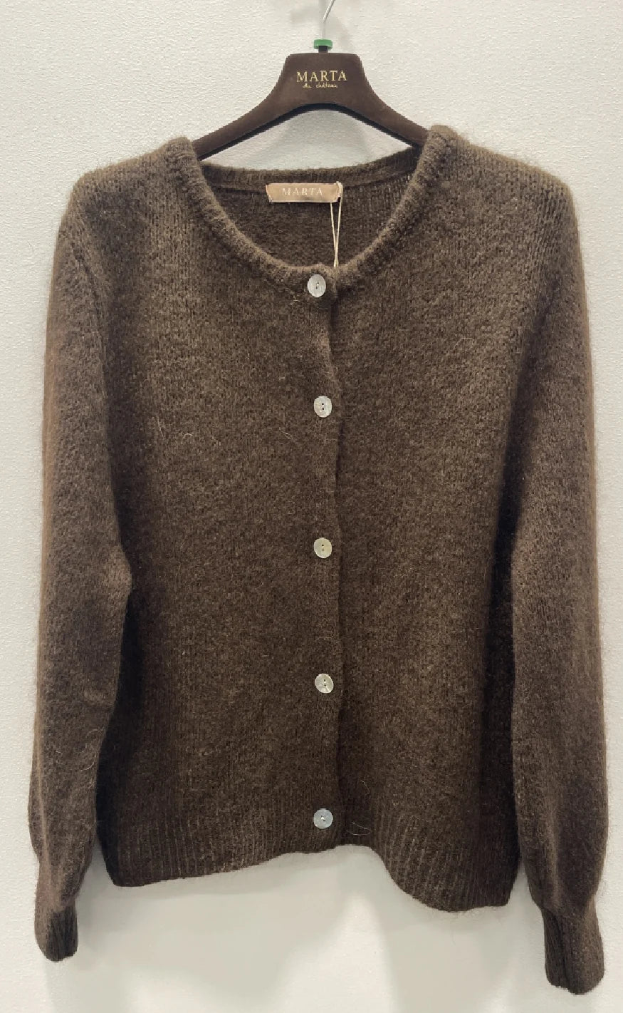 Marta - Cosima Knit Cardigan - Chocolate