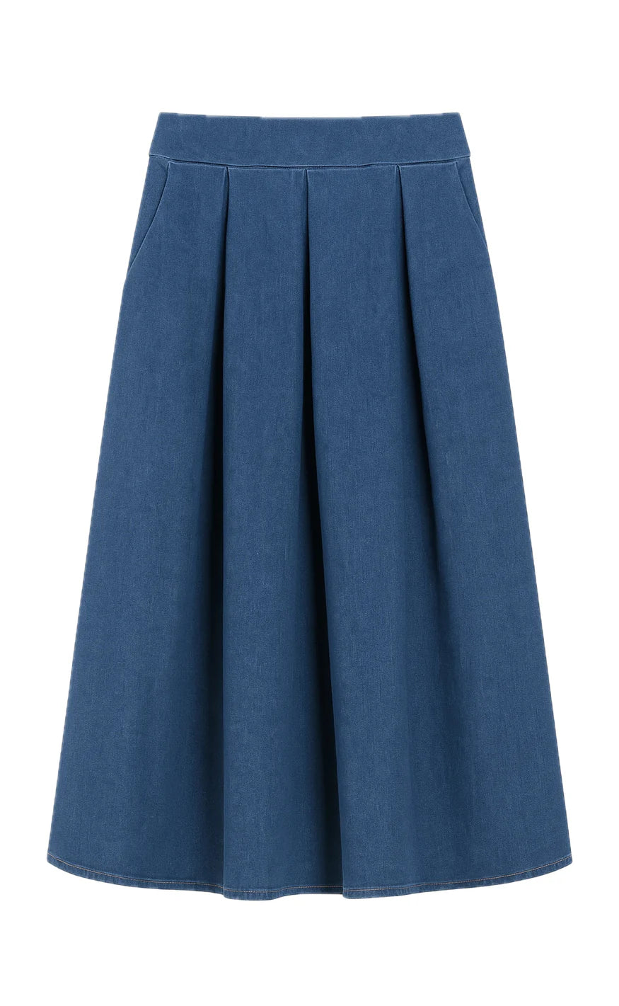 Marta - Aila Skirt - Medium Blue
