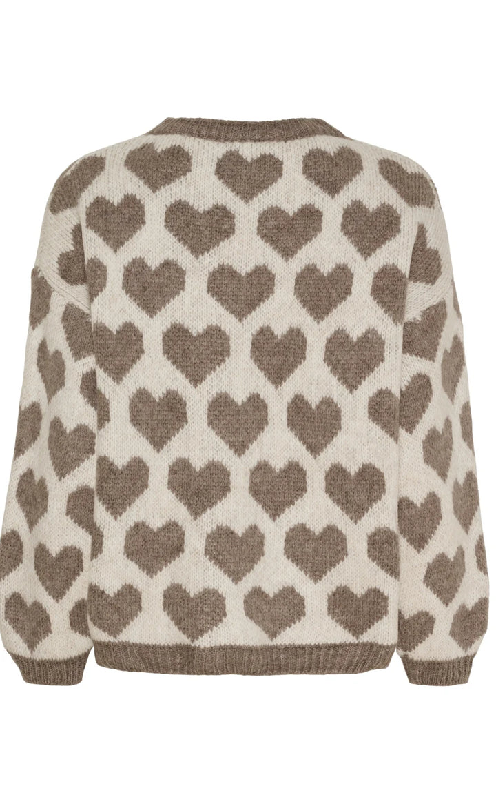 Marta - Cara Knit - Dark Fango