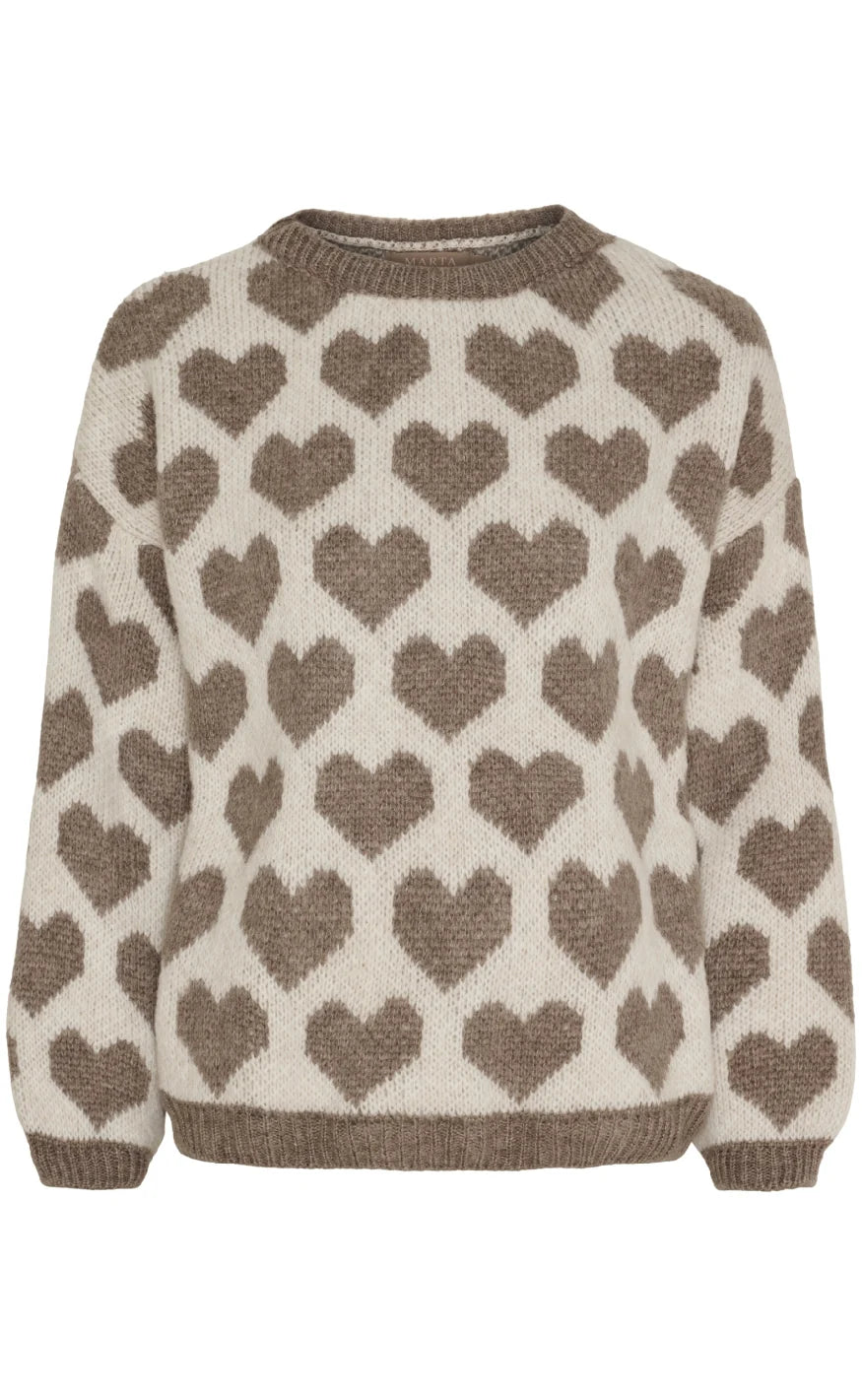 Marta - Cara Knit - Dark Fango