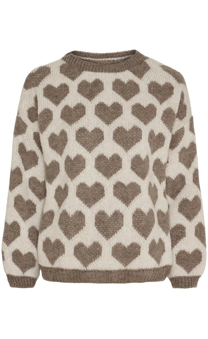 Marta - Cara Knit - Dark Fango