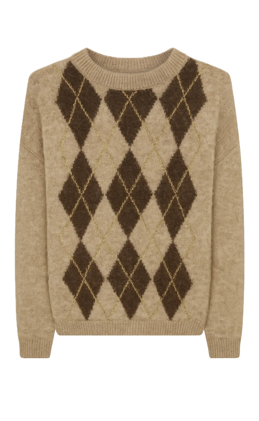 Marta - Cora Knit - Beige/Gold