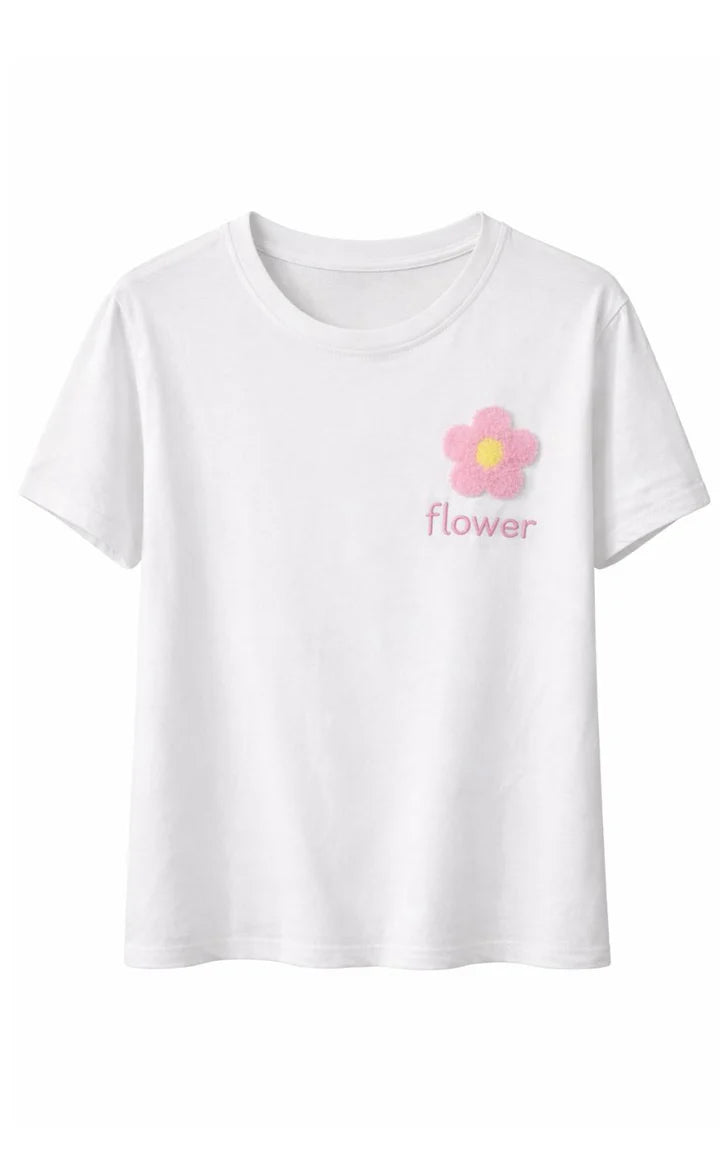 Marta - Avella T-shirt - White/Pink