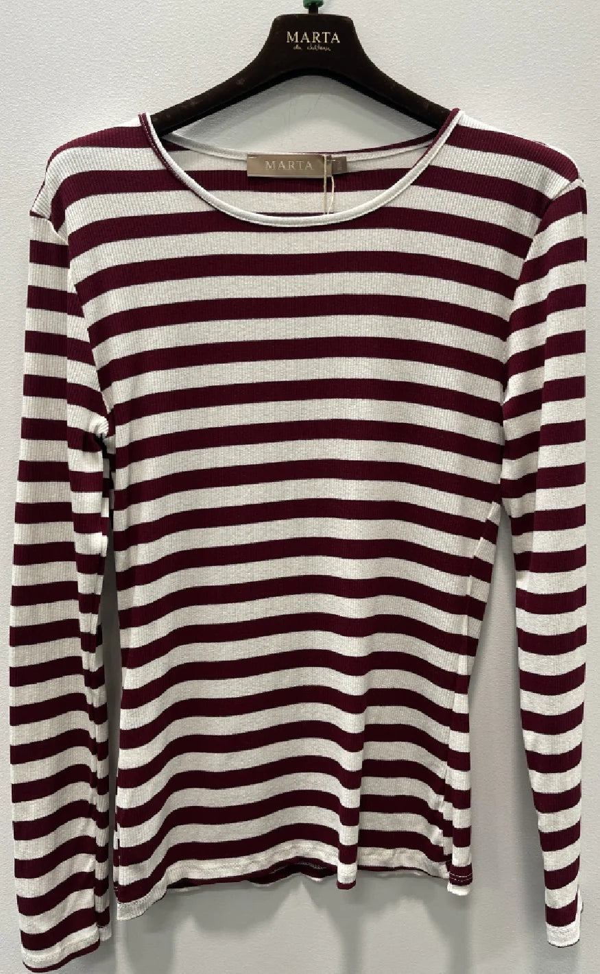 Marta - Begonia LS tee - Bordeaux