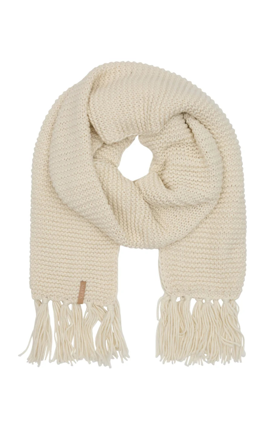 Marta - Melina Heavy Halstørklæde - Off White