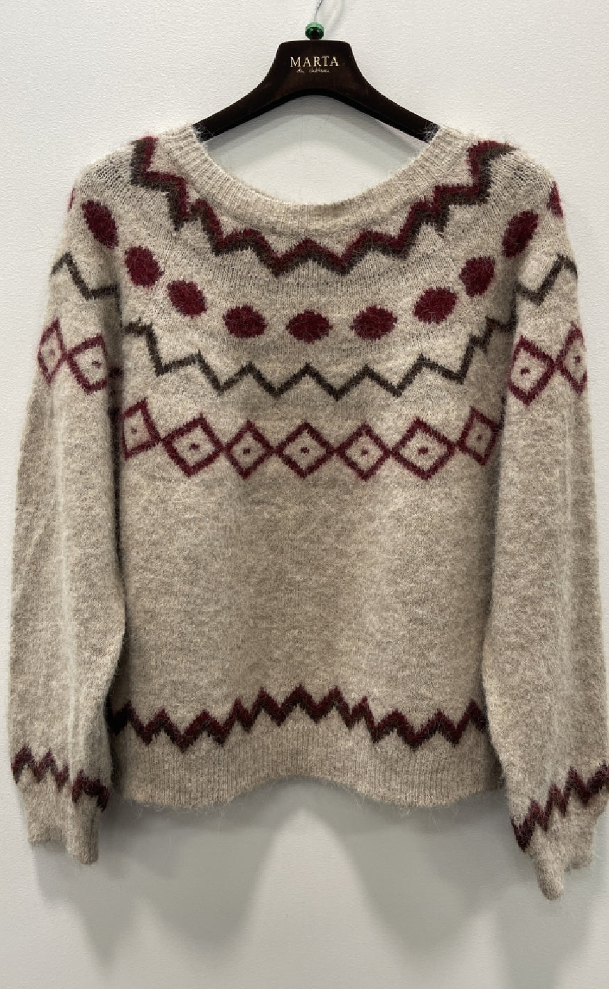 Marta - Branda Strik Camel - Onesize