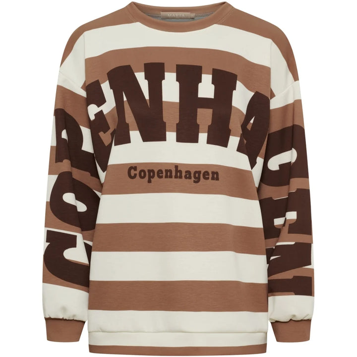 Marta - Nerina Sweatshirt - Camello/Moro