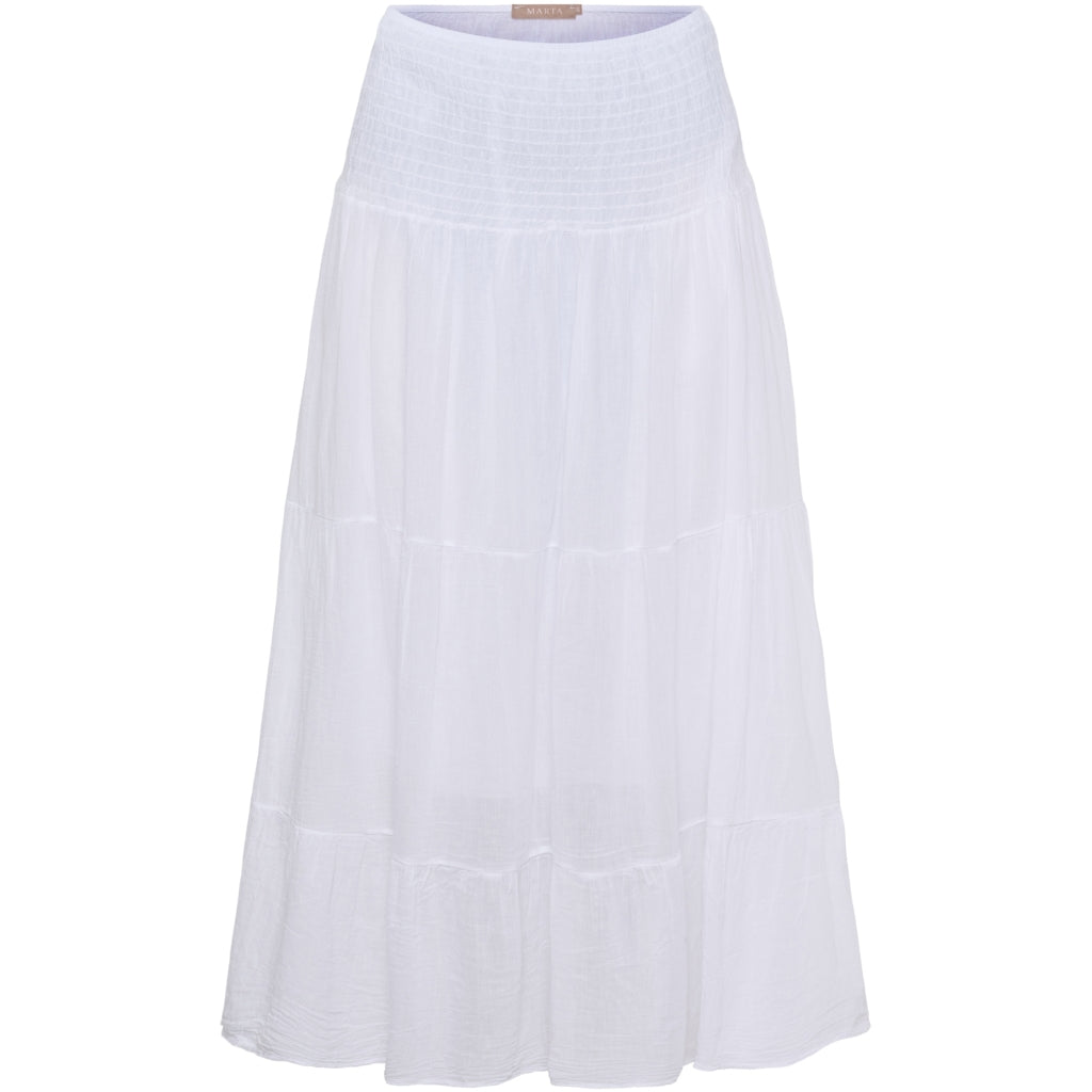 Marta - Anora nederdel - White - Onesize
