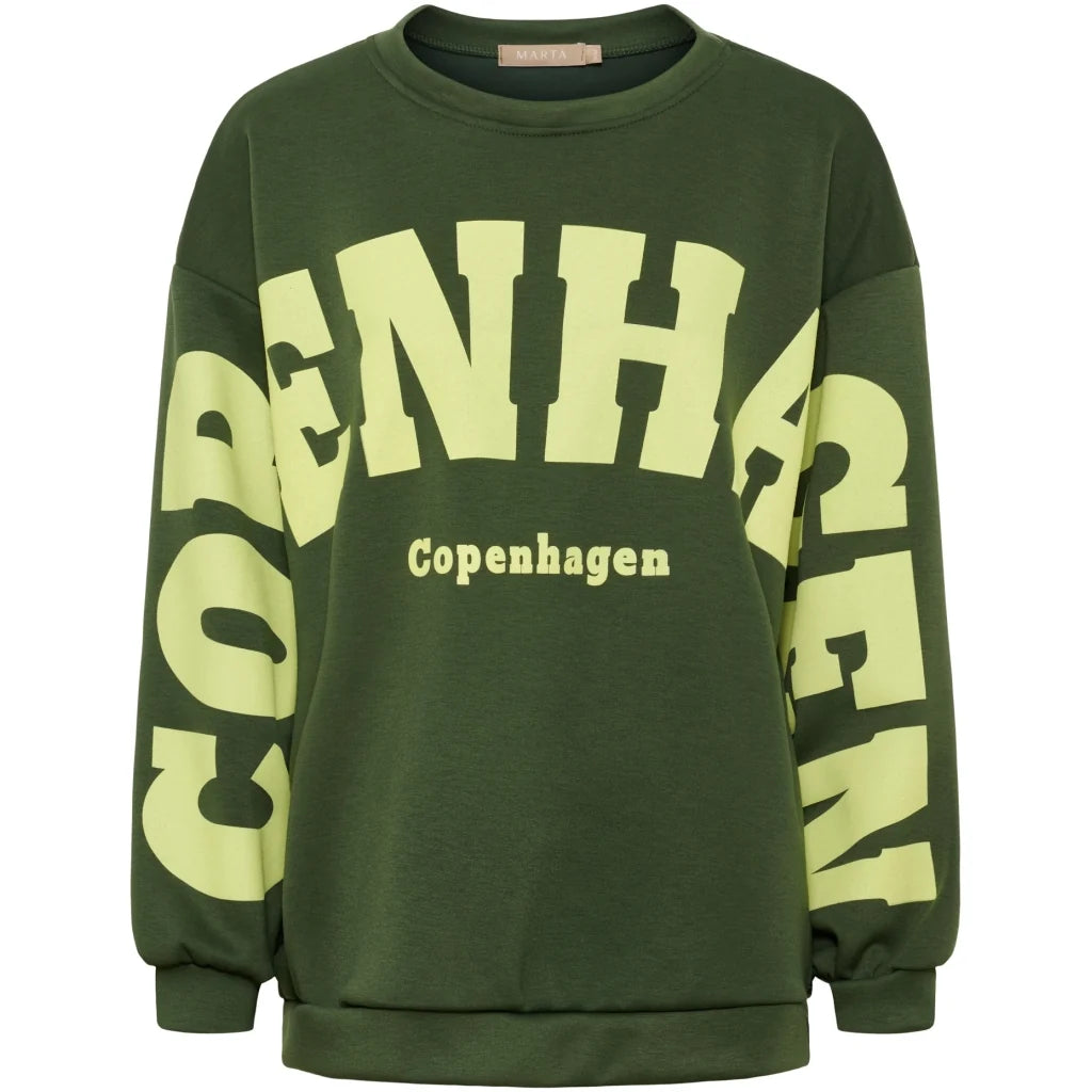 Marta – Hibiscus sweat – Military/Yellow