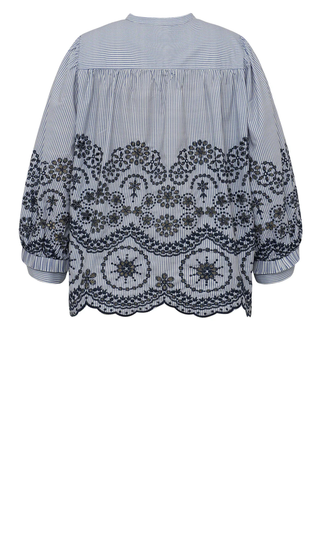 Gossia - Mee Cao Blouse - Blue Stripes