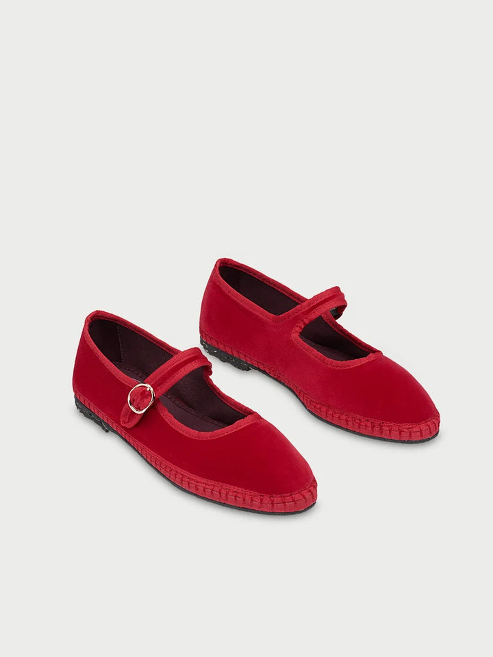 Flabelus - Mellark Mary Jane Ballerina - Red