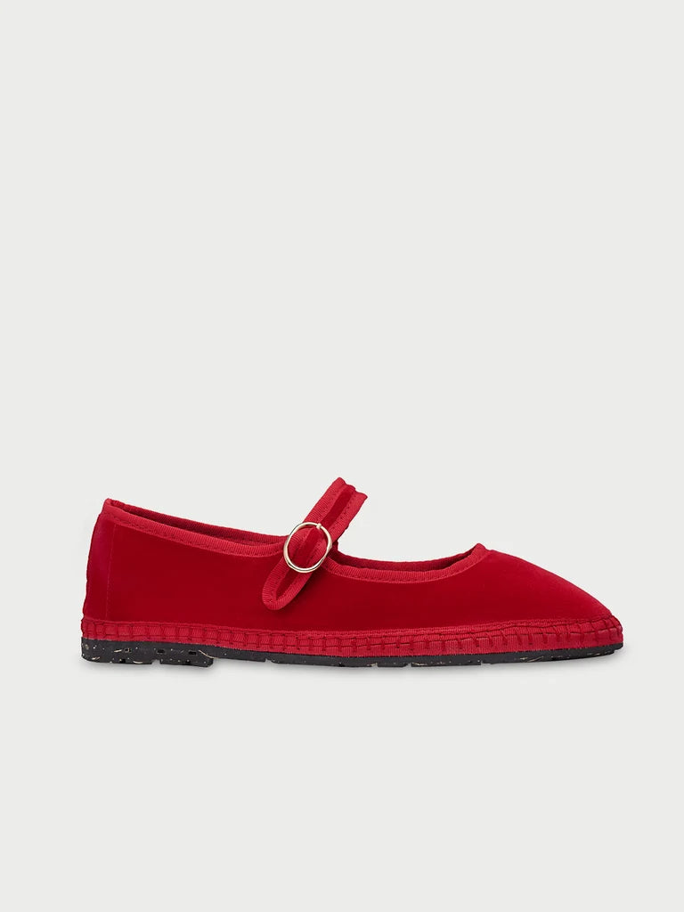 Flabelus - Mellark Mary Jane Ballerina - Red