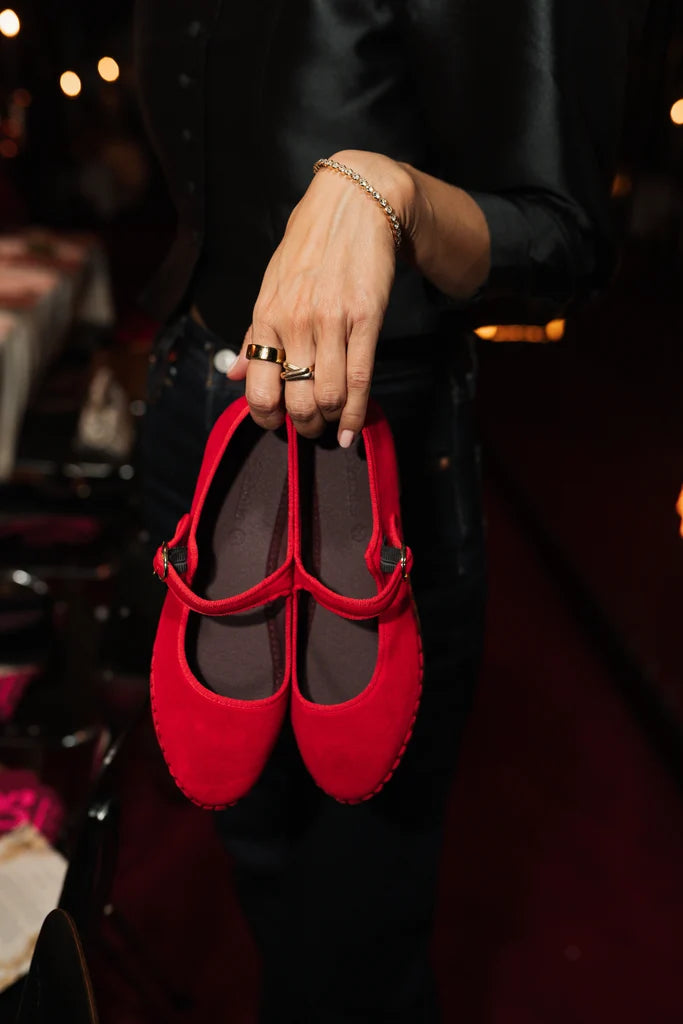 Flabelus - Mellark Mary Jane Ballerina - Red