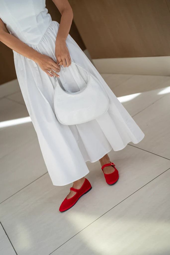 Flabelus - Mellark Mary Jane Ballerina - Red