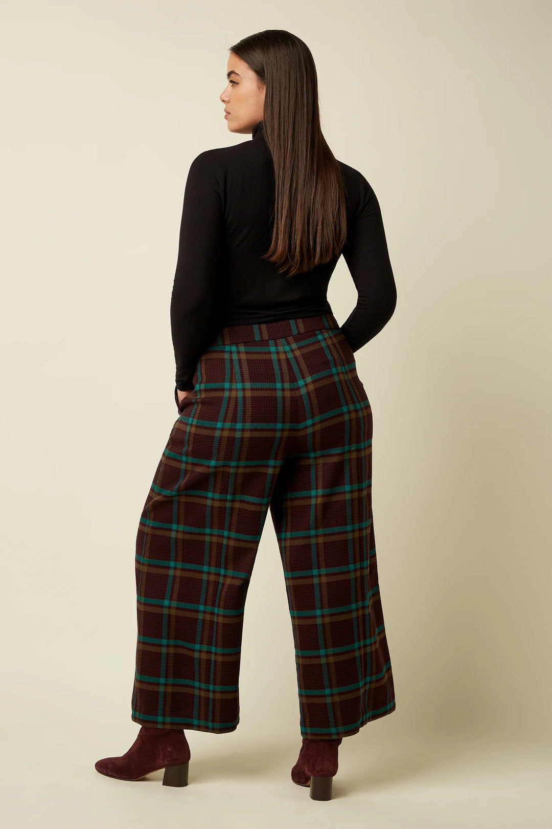 King Louie - Melody Culotte Vera Check - Porto Red
