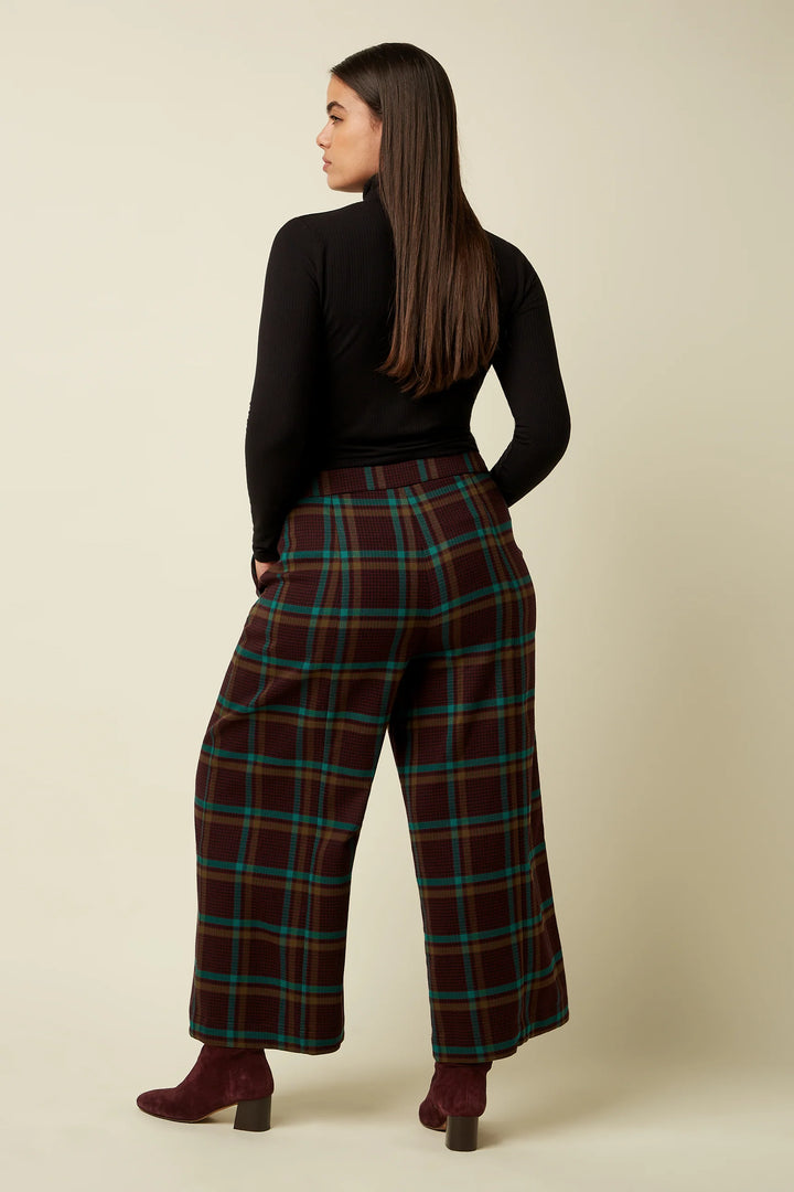 King Louie - Melody Culotte Vera Check - Porto Red