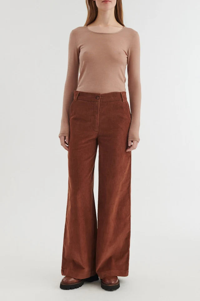 Basic Apparel - Millu Pants - Tortoise Shell
