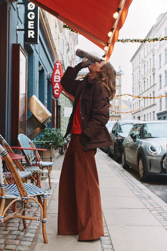 Basic Apparel - Millu Pants - Tortoise Shell