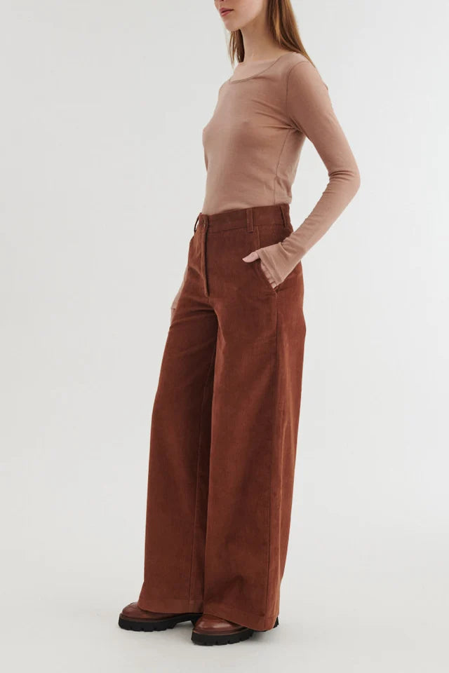 Basic Apparel - Millu Pants - Tortoise Shell