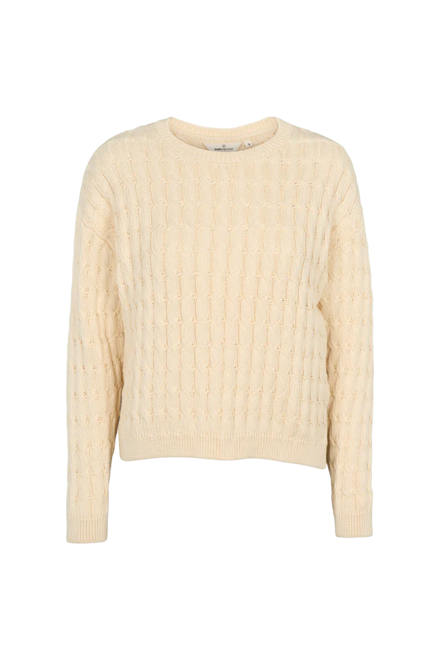Basic Apparel - Minie strik - Whisper White