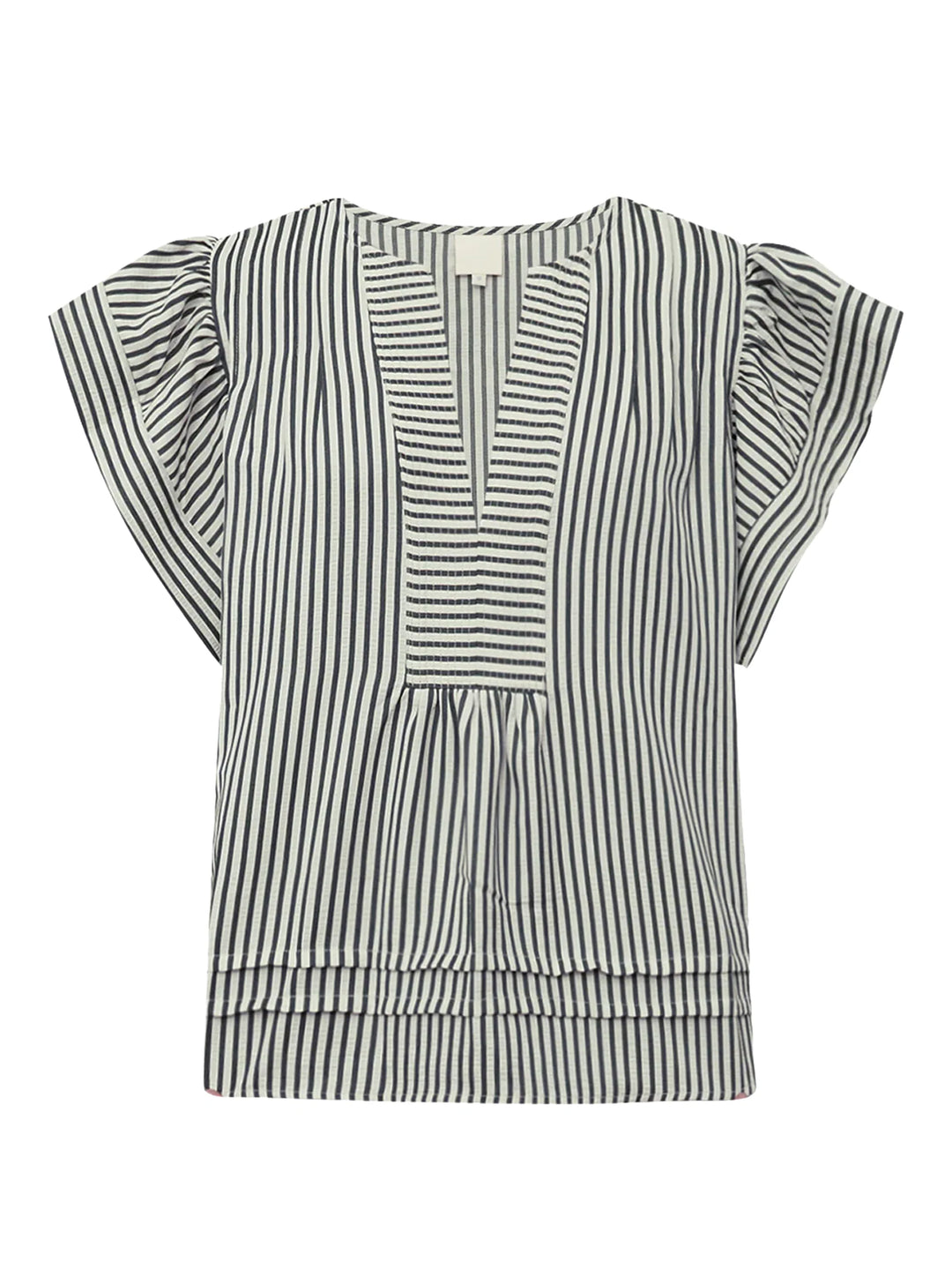 Gossia - Minka Jo Bluse - Creme Army Stripes
