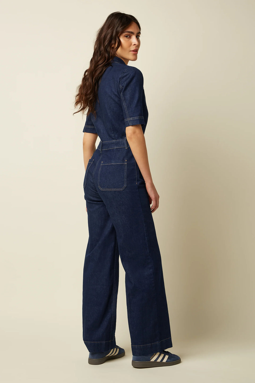 King Louie - Mira Jumpsuit Onyx Denim - Deep Blue