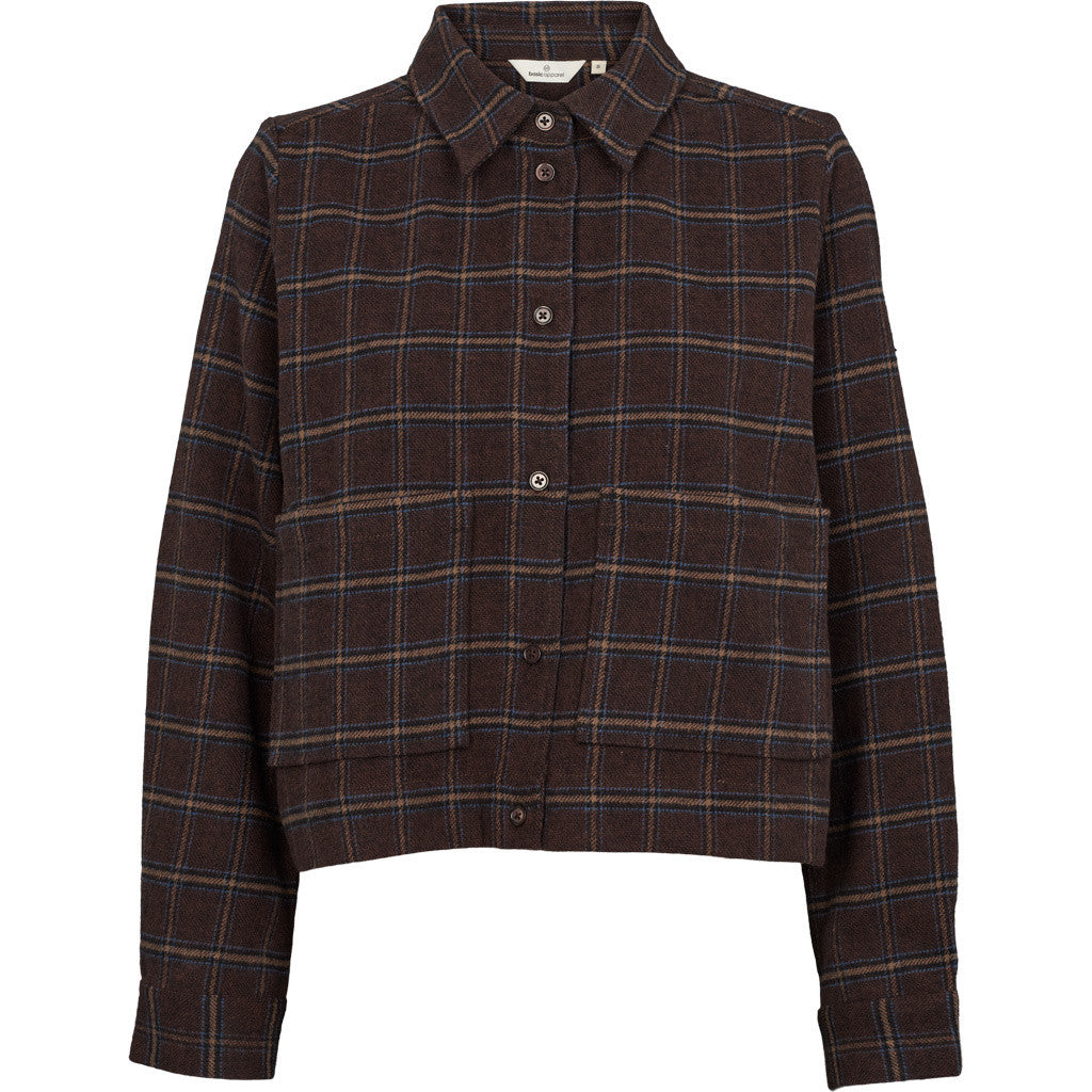 Basic Apparel - Misa Bluse - Chicory Coffee