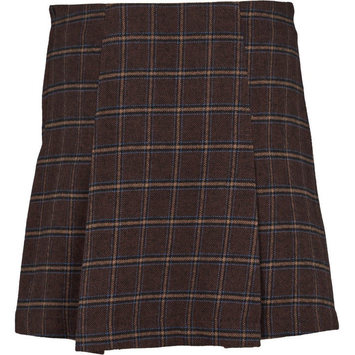 Basic Apparel - Misa Pleat Nederdel - Chicory Coffee