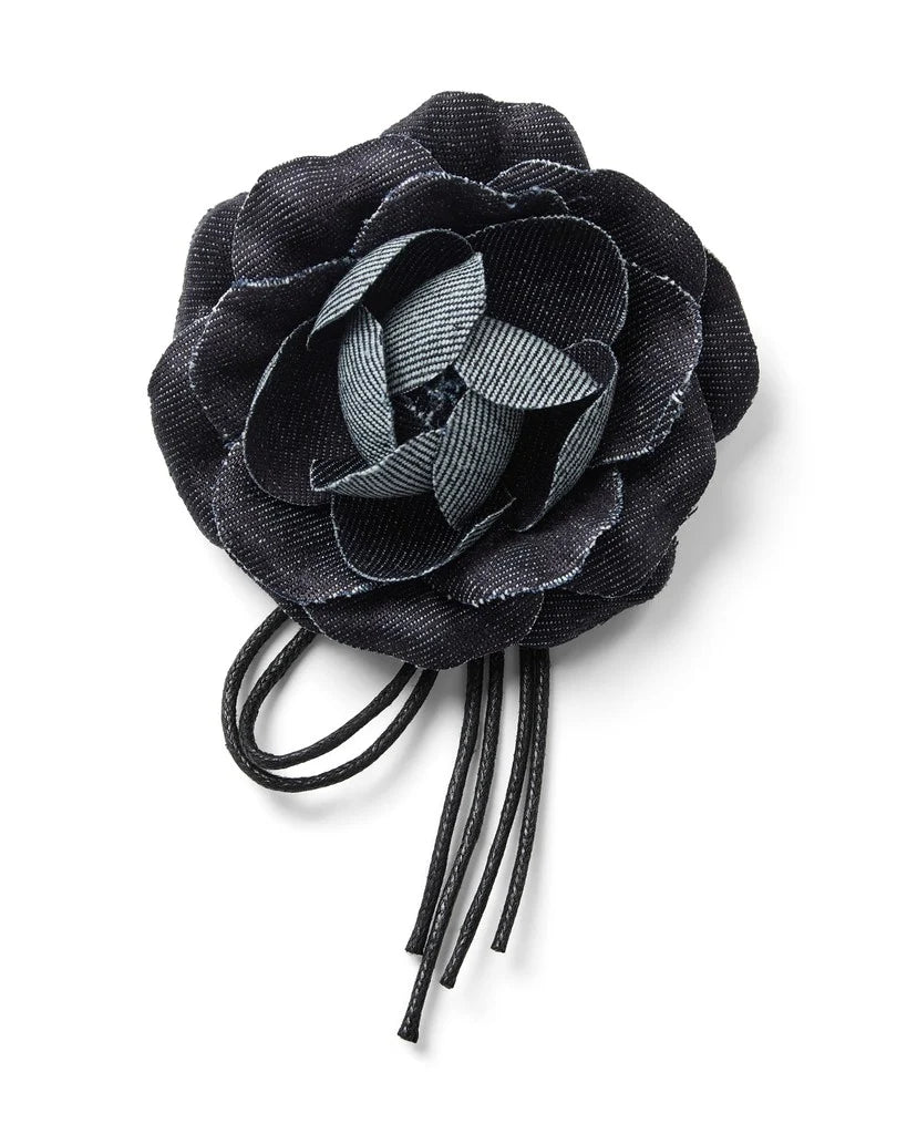 Mos Mosh - Brooch Denim Blomst