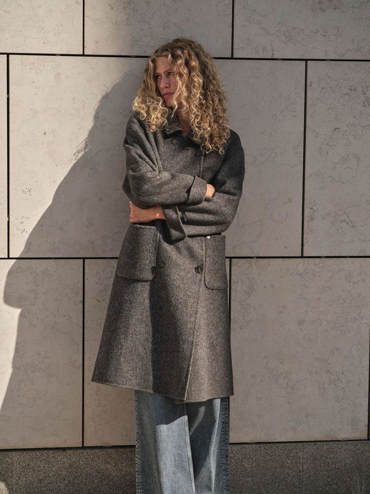 Mos Mosh - Lucca Barkley wool coat - Phantom