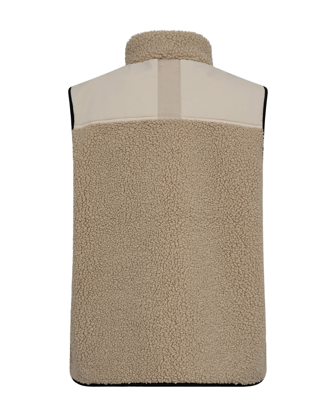 Mos Mosh - Rowe Eli Teddy vest - Feather Gray