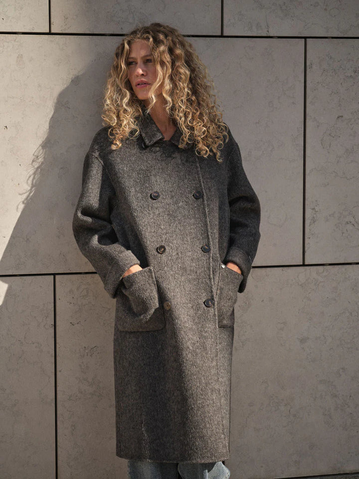 Mos Mosh - Lucca Barkley wool coat - Phantom