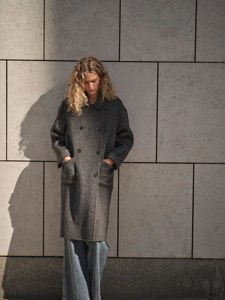 Mos Mosh - Lucca Barkley wool coat - Phantom