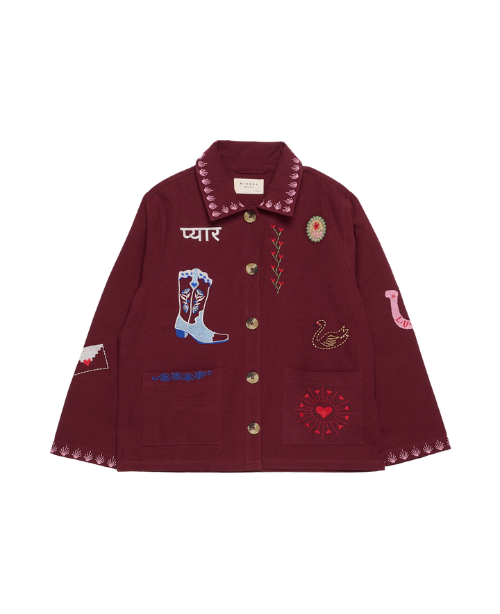 Sissel Edelbo - My Mini Jakke - Burgundy