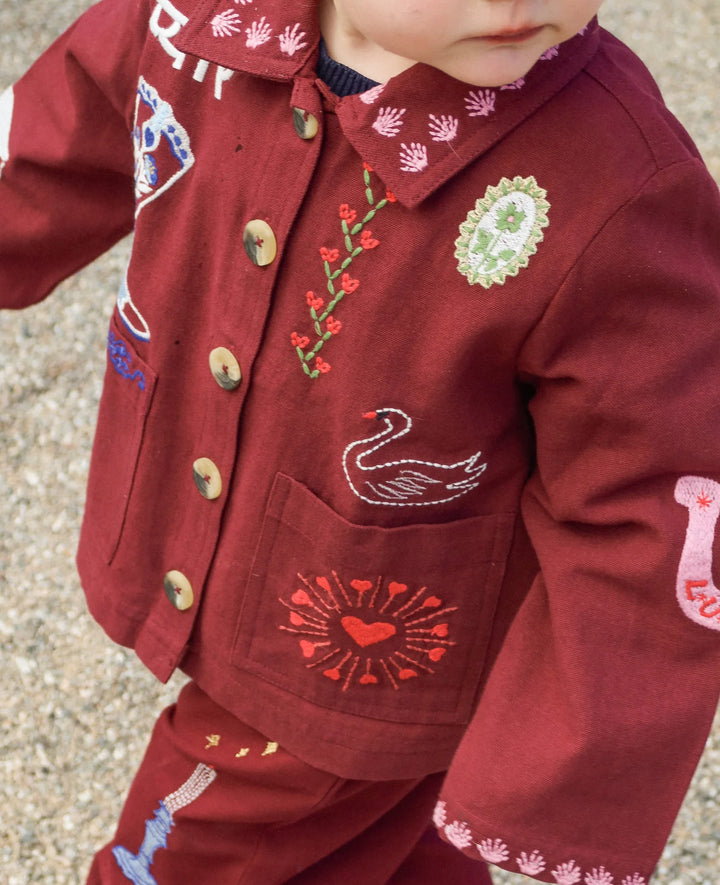 Sissel Edelbo - My Mini Jakke - Burgundy