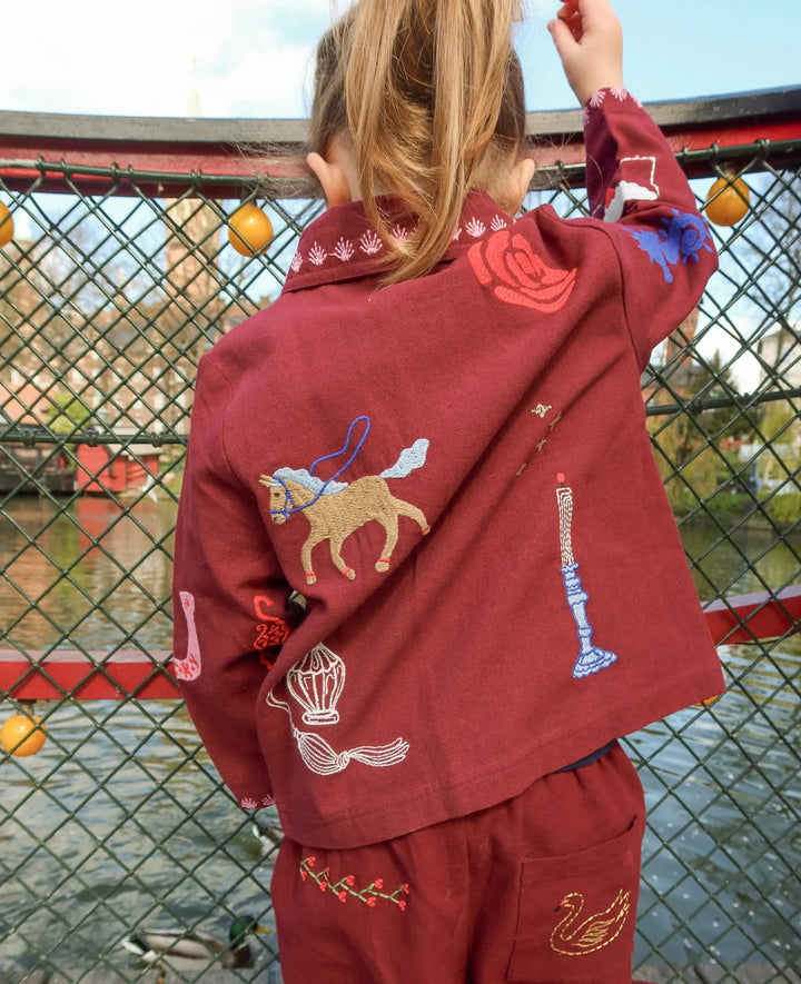 Sissel Edelbo - My Mini Jakke - Burgundy