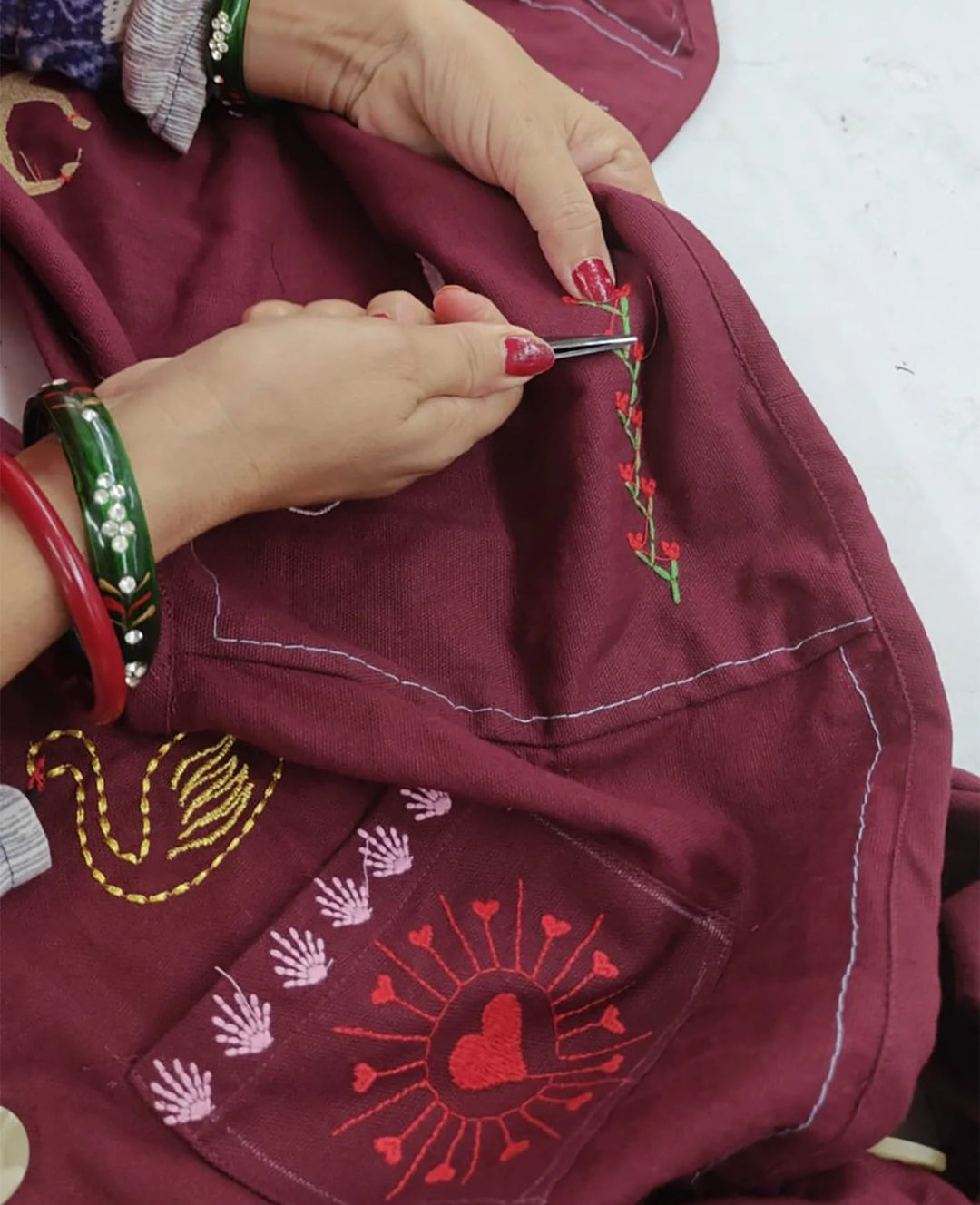 Sissel Edelbo - My Mini Jakke - Burgundy