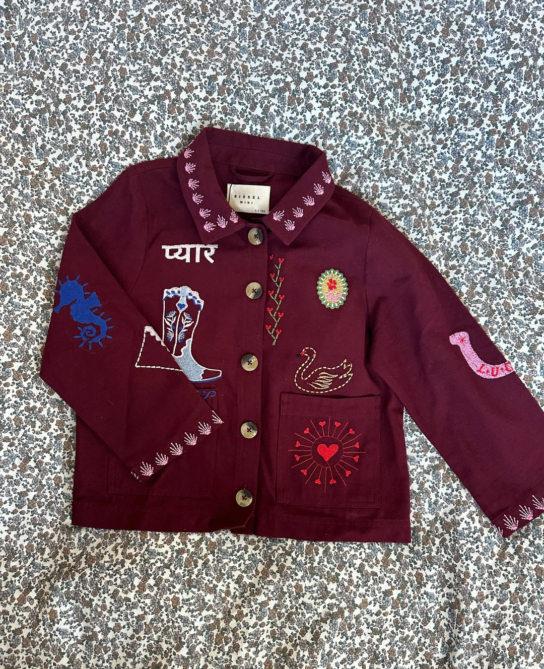 Sissel Edelbo - My Mini Jakke - Burgundy