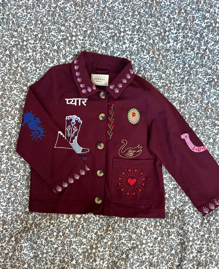 Sissel Edelbo - My Mini Jakke - Burgundy