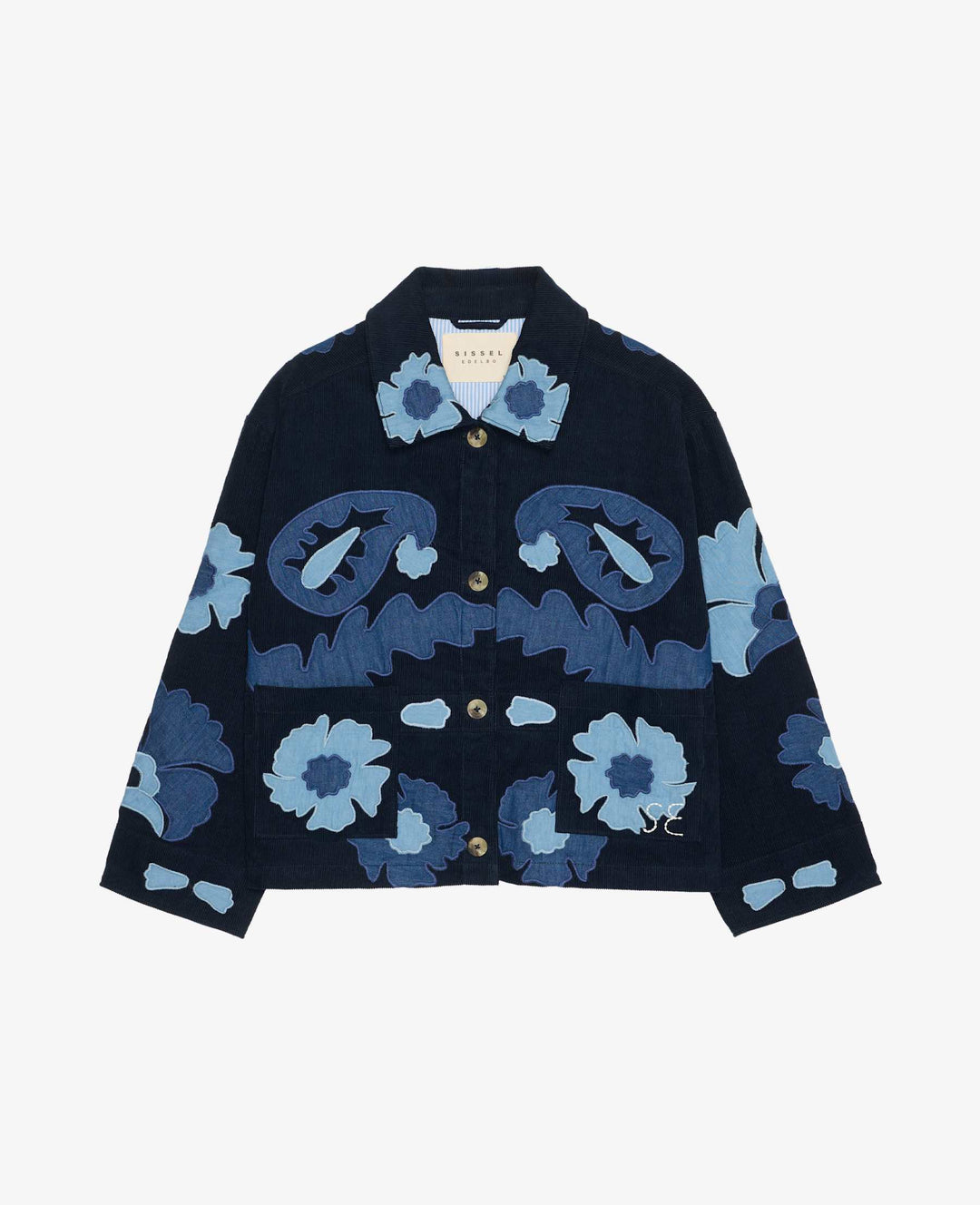 Sissel Edelbo - Mya Jakke - Navy Sea - ONE SIZE