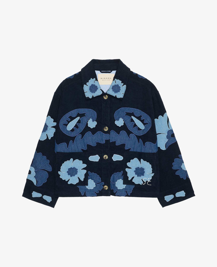 Sissel Edelbo - Mya Jakke - Navy Sea - ONE SIZE
